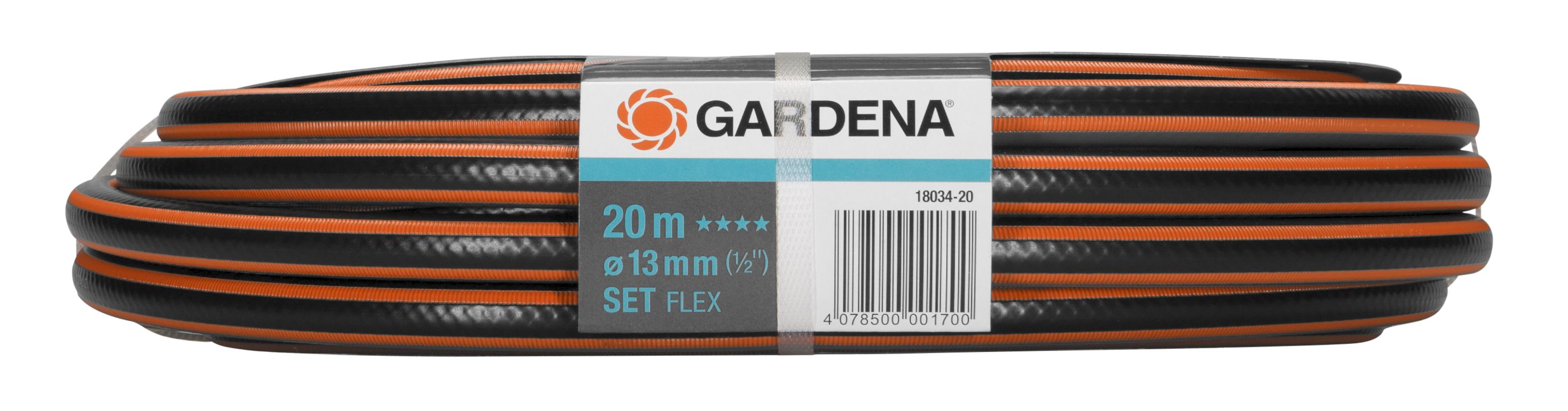 GARDENA Comfort FLEX Schlauch, 13 mm (1/2"), 20 m, mit Systemteilen