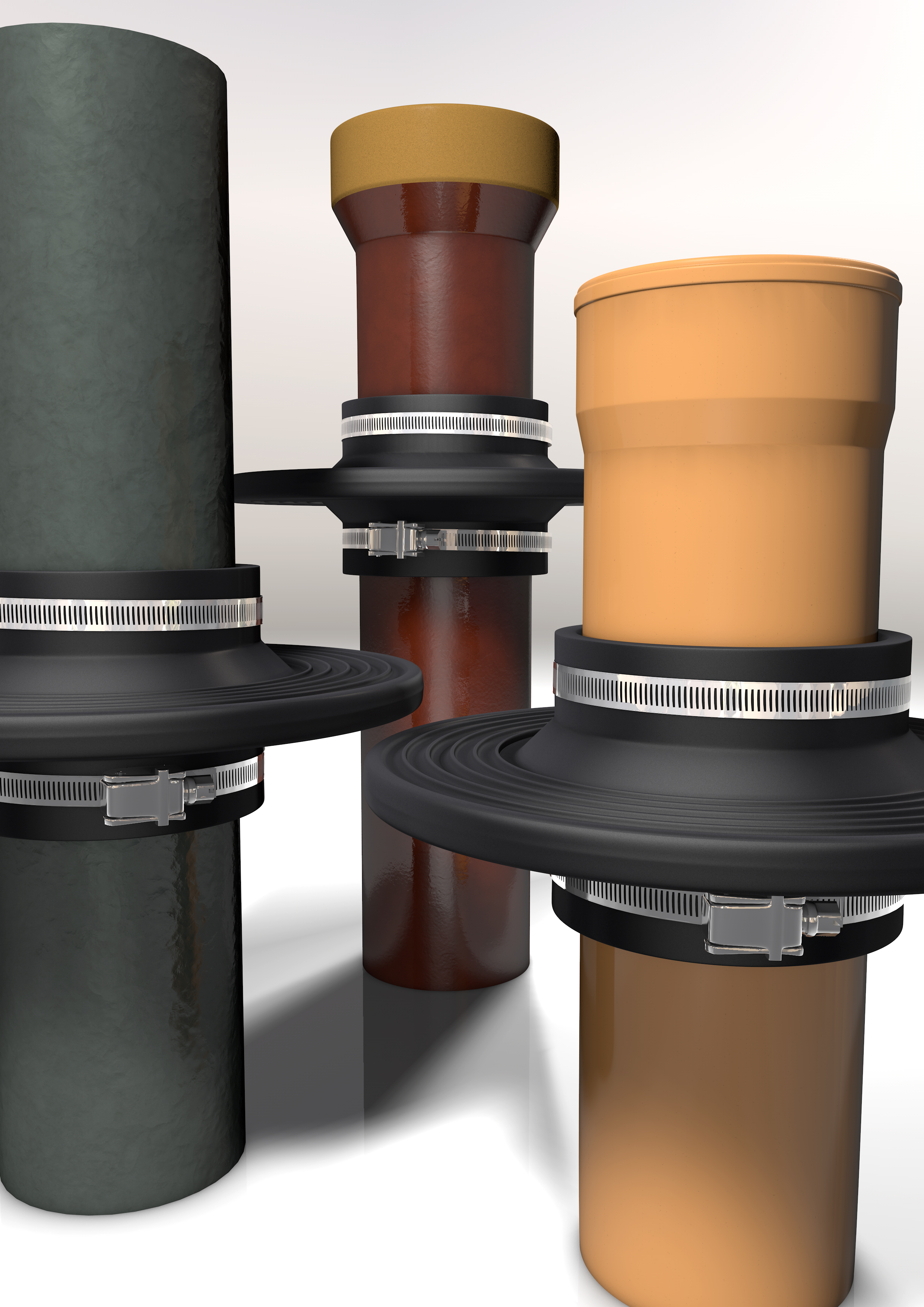 Mauerkragen-Set aus EPDM