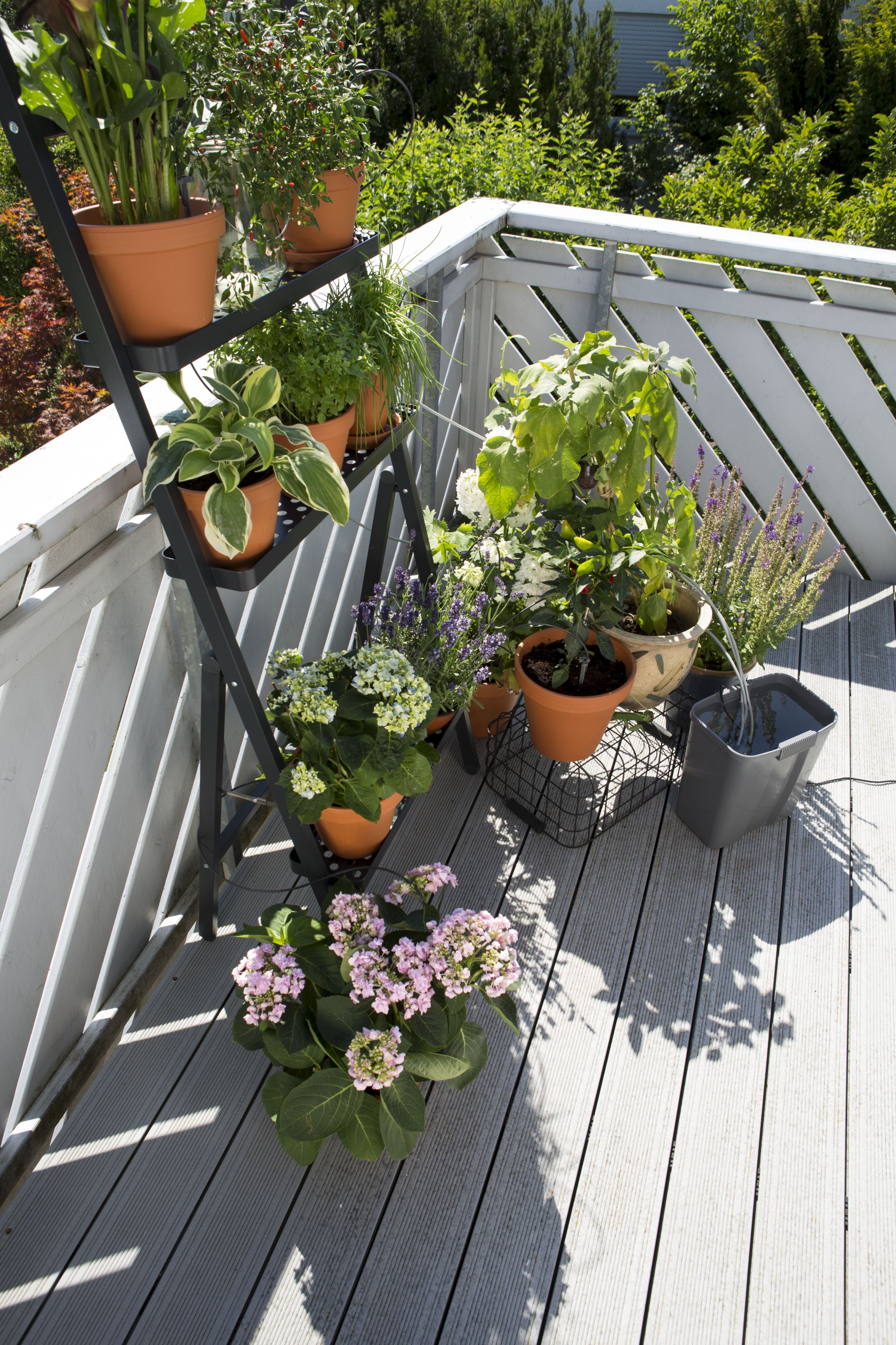 GARDENA City Gardening Urlaubsbewässerung-Set mit Vorratsbehälter