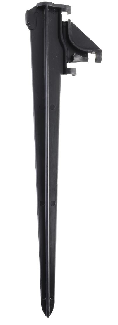 L-Erdspieß aus Kunststoff für 6,35-mm-Schlauch (XS)