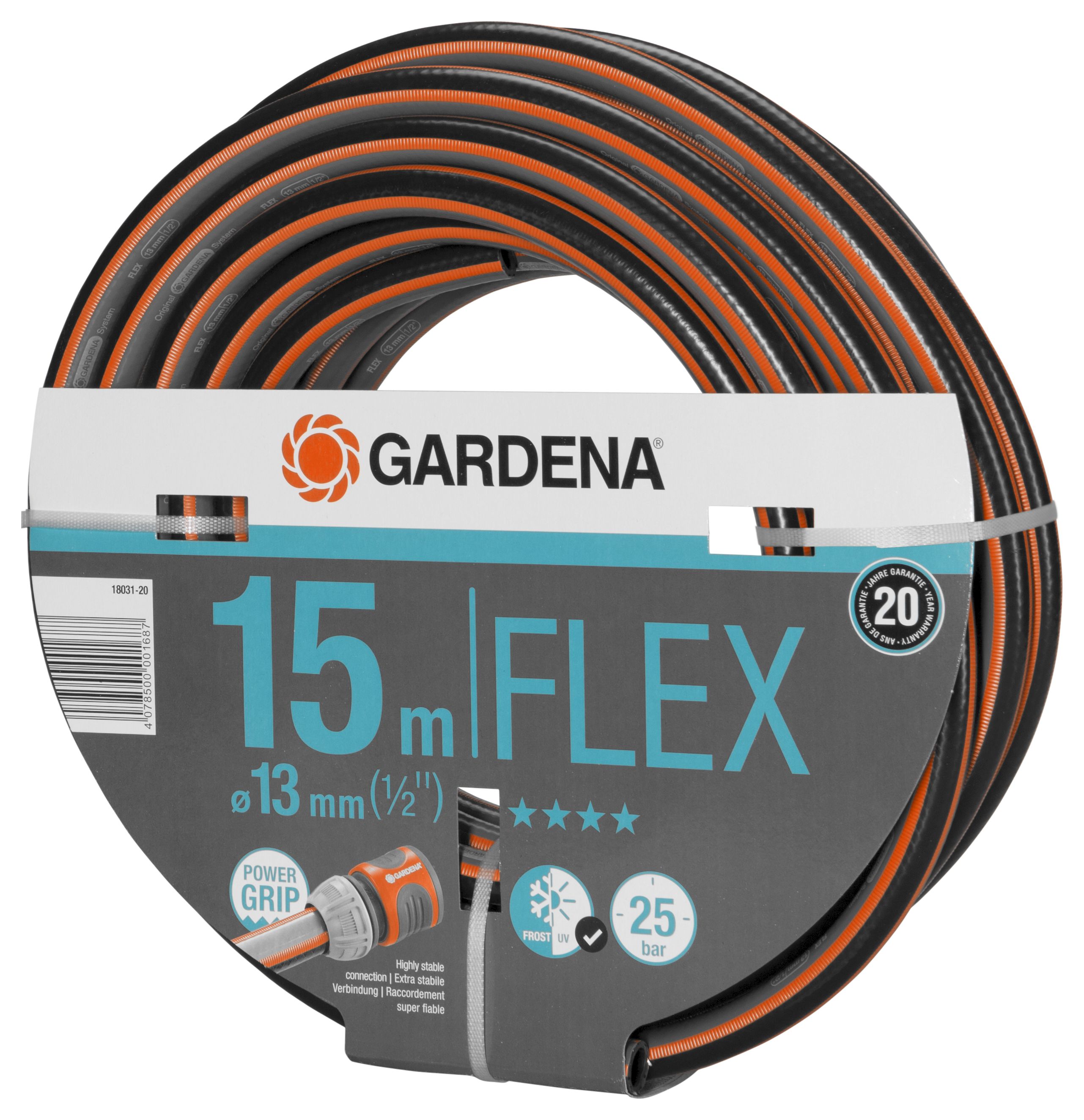 GARDENA Comfort FLEX Schlauch 13 mm (1/2"), 15 m